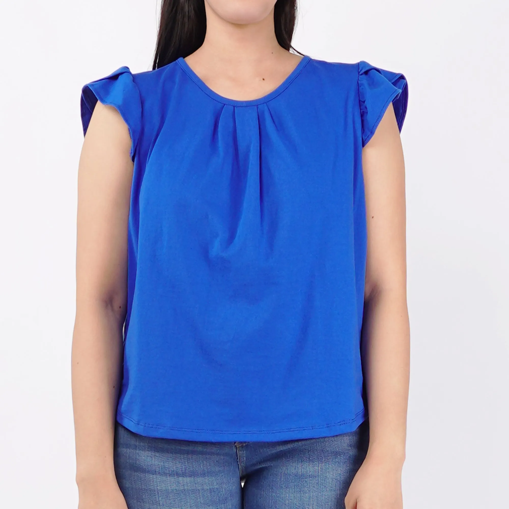 Petrol Basic Tees for Ladies Relaxed Fitting Shirt 153280-U (True Blue)