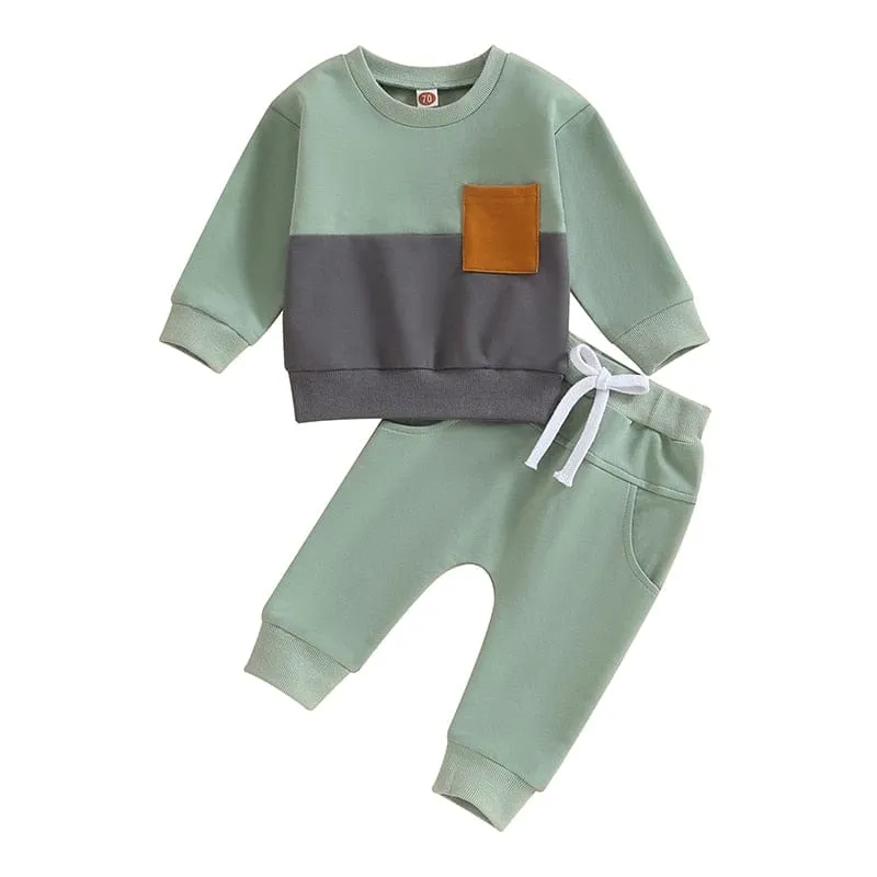 "River" 2-PC Sporty Warmup Set