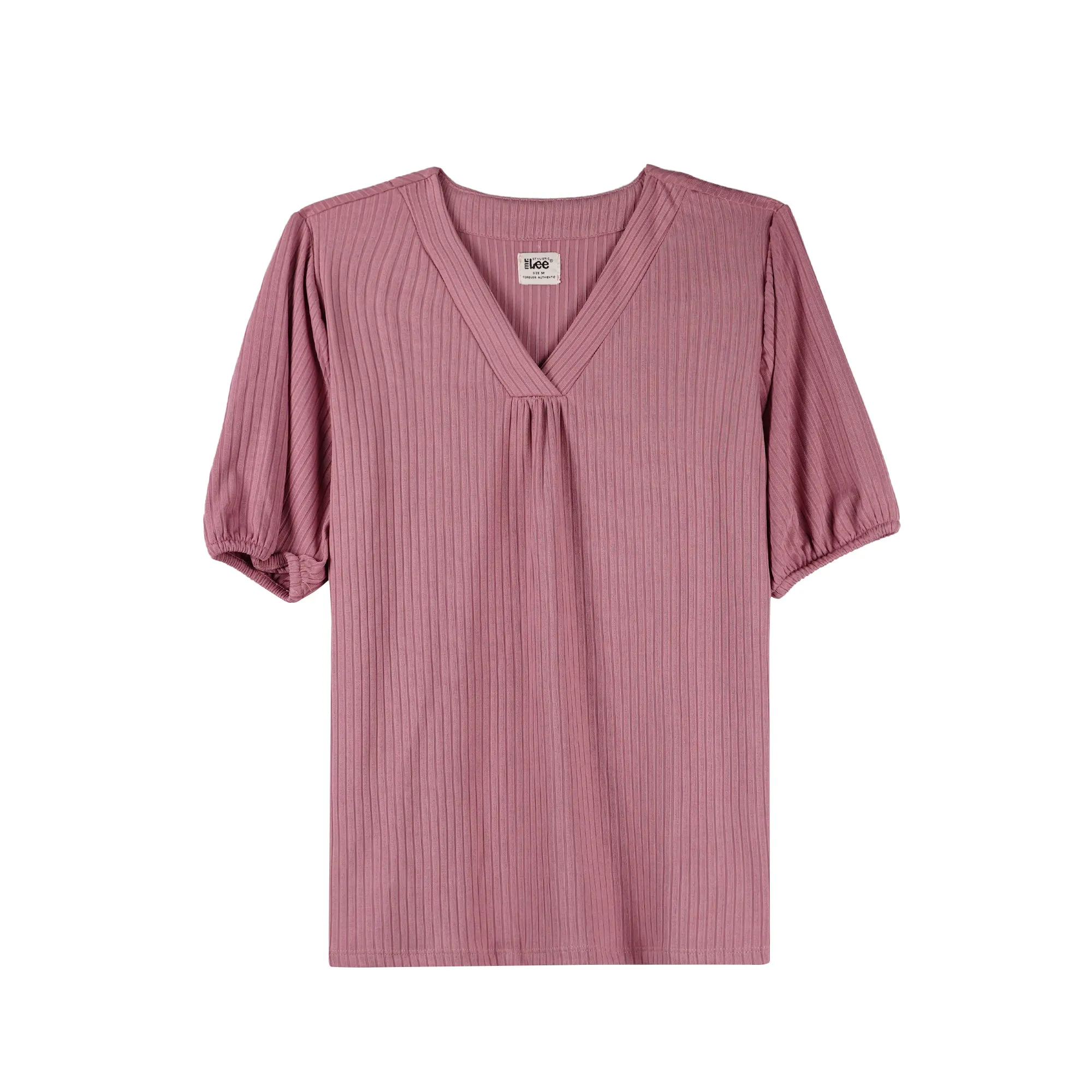 Stylistic Mr. Lee Ladies Basic Tees Regular Fit 143068-U (Pink)